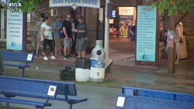 Minnesota State Fairgoers seek shelter during storm