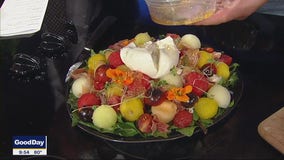 Annabella Perk makes Melon & Prosciutto Salad