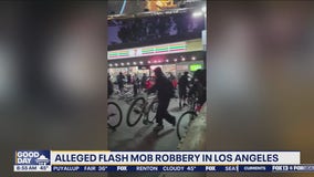 Alleged flash mob robberies happening in Los Angeles, CA