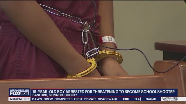 Seminole High School student, 15, arrested for threatening to become school shooter: officials