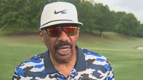 Steve Harvey hosts charity golf tournament