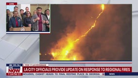 LA city officials provide update on regional fires