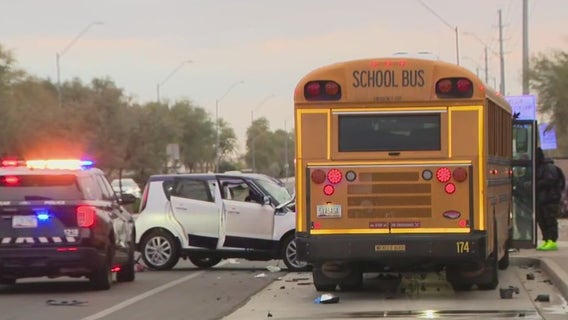 School bus crash in Goodyear