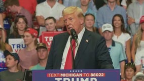 'I shouldn't be here': Trump holds first rally in Michigan since assassination attempt