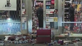 Looters ransack Autozone store in South LA