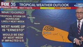 NHC ups chances of tropical disturbance developing