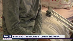 College student shot in legs at Lakewood shopping center