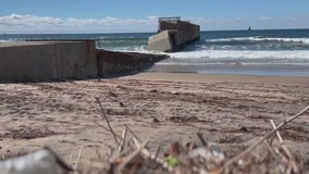 Dirty beach water prompts health warnings