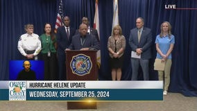 Orange County update on Hurricane Helene