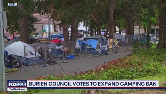 Burien City Council votes to expand camping ban