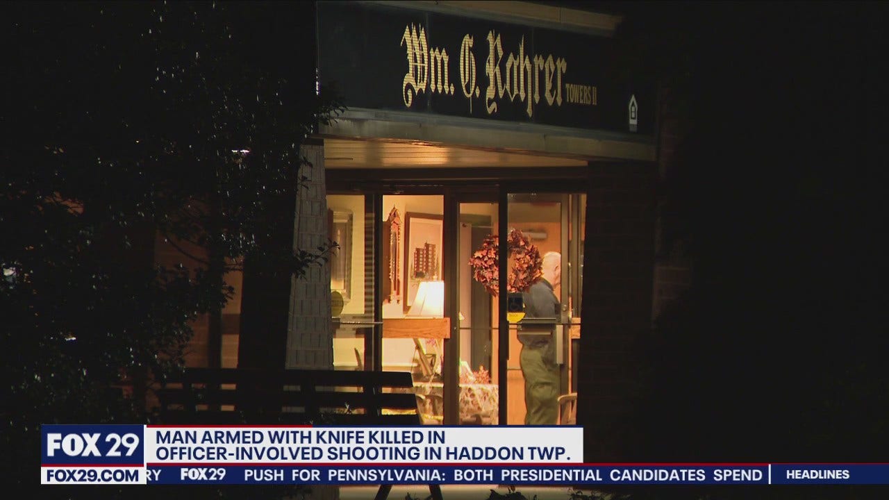 Man Armed With Knife Killed In Officer-involved Shooting In Haddon Twp ...