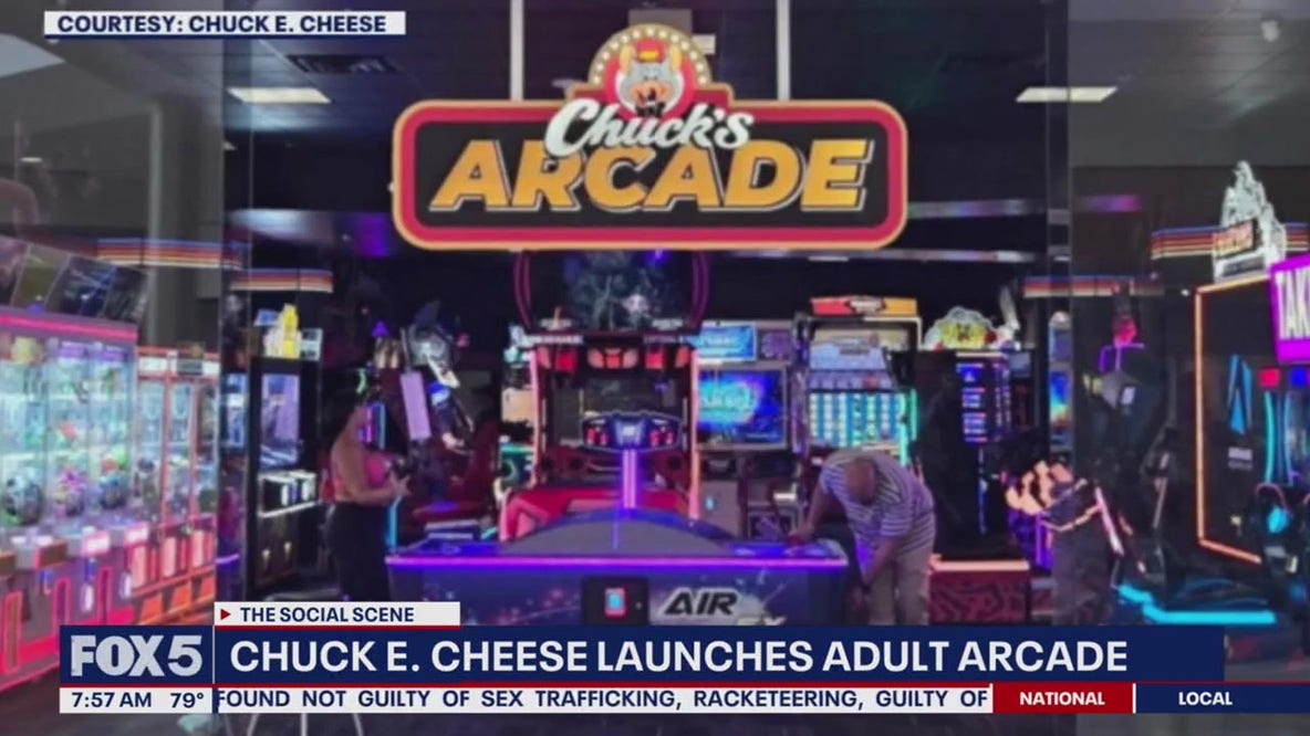 Chuck E. Cheese launches new arcade for adults