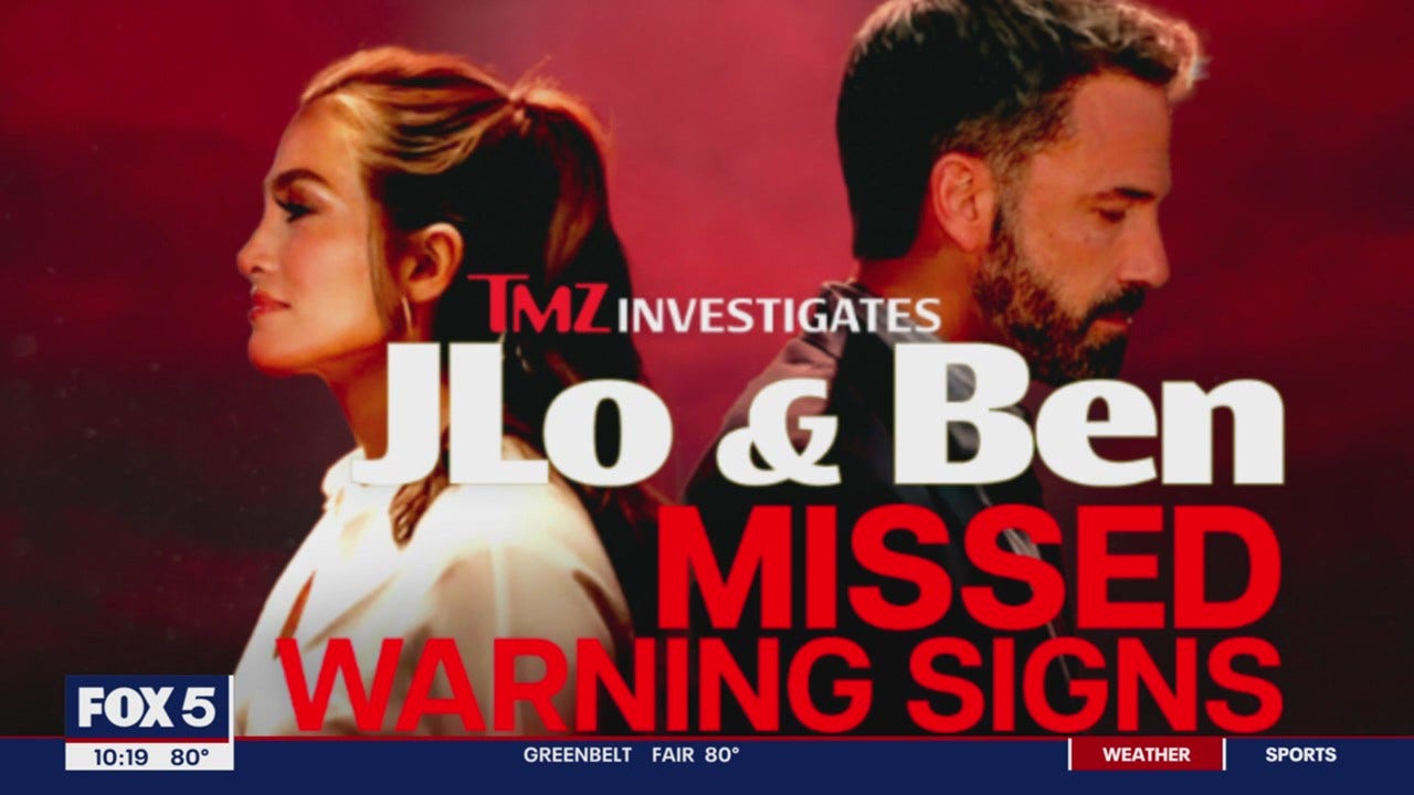 JLO & Ben headed for divorce: TMZ - FOX 5 DC