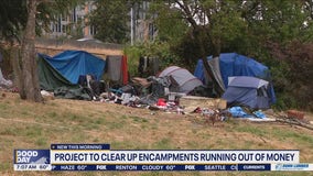 Program to clear up encampments running out of money