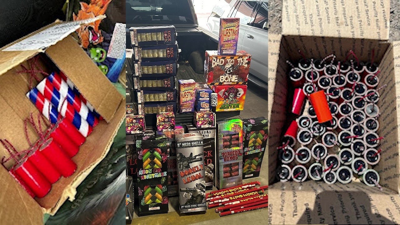 Mesa Police confiscate illegal fireworks