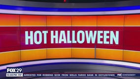 Hot Halloween didn't stop these trick-or-treaters