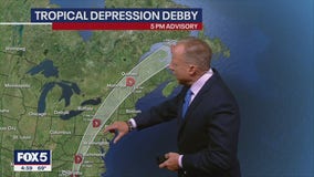 Tracking hurricane Debby