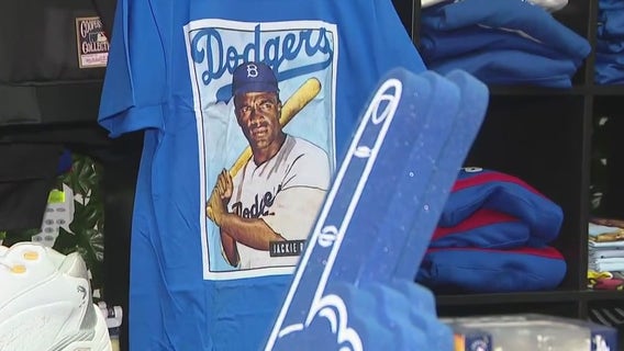 Dodger fans gear up at 'Sports Addict' in OC