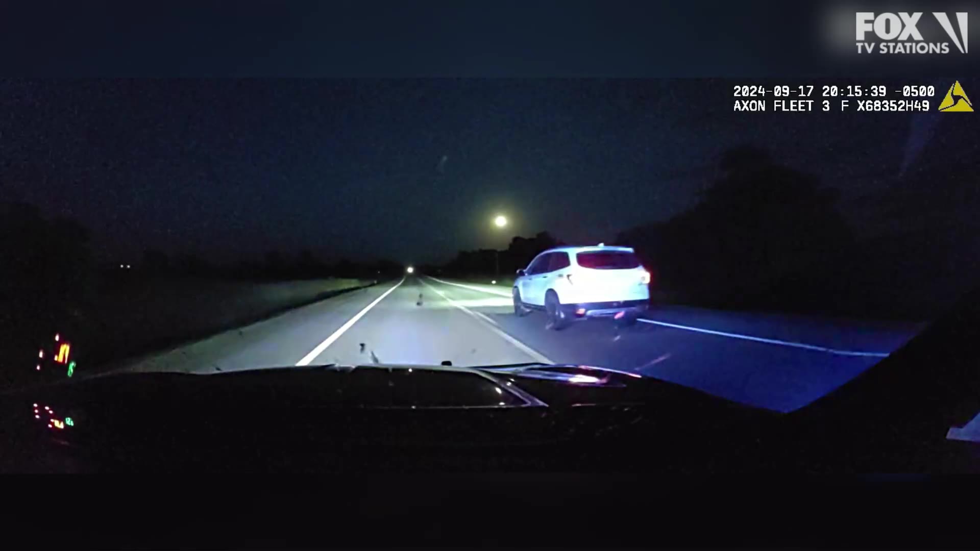 Runaway vehicle stopped using squad car: Dashcam video