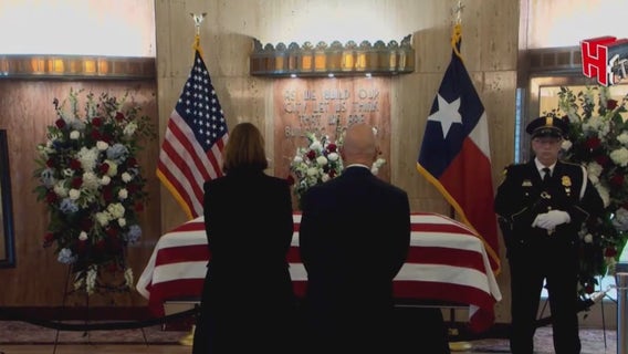 Sylvester Turner lies in state at Houston City Hall