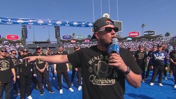 Miguel Rojas takes the mic