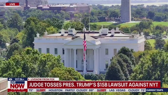 Trump's $15B lawsuit against The New York Times tossed