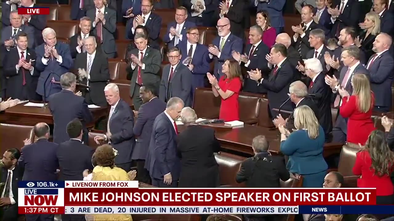 Mike Johnson reelected as US House speaker