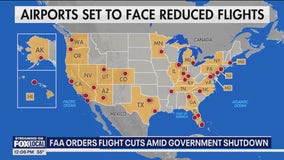 FAA cuts flights nationwide as govt shutdown disrupts air travel