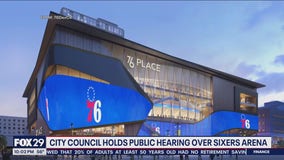 The public has its say on the controversial Sixers proposed arena