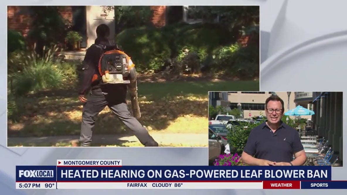Montgomery County residents continue to fight back on gas-powered leaf blower ban