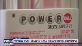 Texas convenience store sells winning Powerball ticket, winning half of $1.8B jackpot