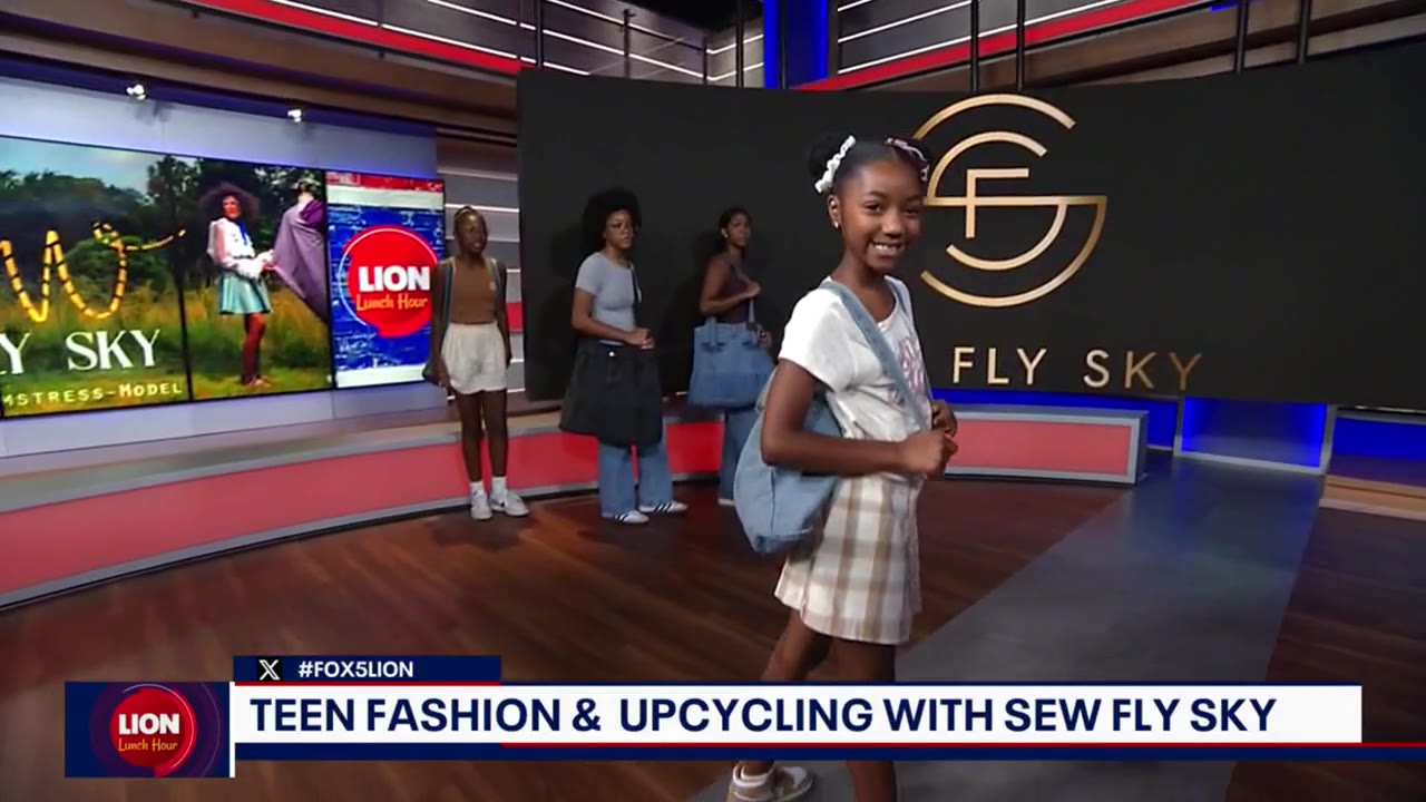 Teen fashion and upcycling with Sew Fly Sky