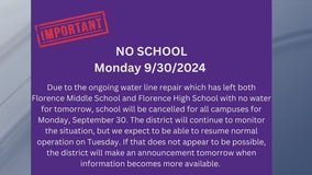 Florence ISD closed Monday