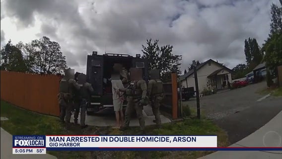 Man arrested in Gig Harbor double homicide, arson