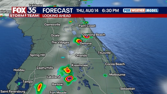 Orlando Weather Forecast PM: August 13, 2025