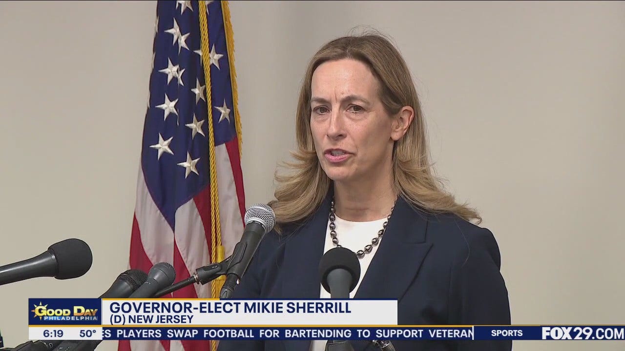 New Jersey Governor-Elect Sherrill shares plans for first 100 days in office