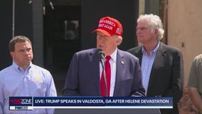 Trump speaks in Georgia in wake of Helene devastation