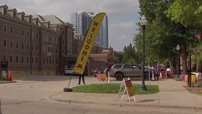 U of M move-in day despite the extreme heat