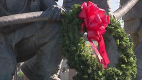 Wreaths laid for First Responders on Pearl Harbor Day