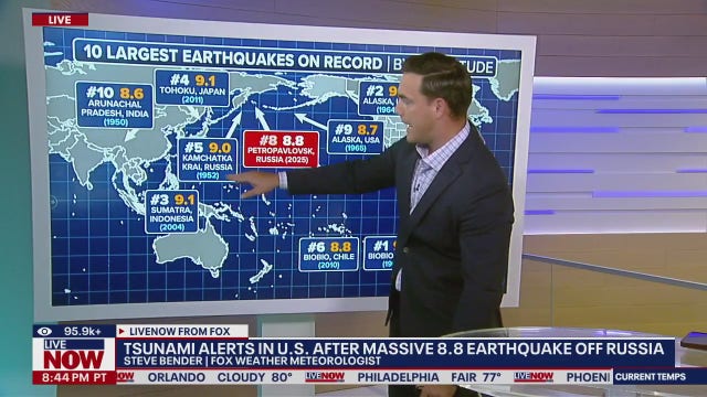 Wednesday's earthquake was among the strongest ever: See the list