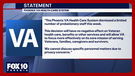 Therapist at Phoenix VA let go amid federal layoffs