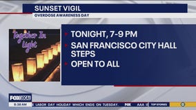 Sunset vigil for Overdose Awareness Day