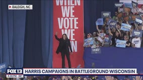 Harris campaigns in NC, PA, WI