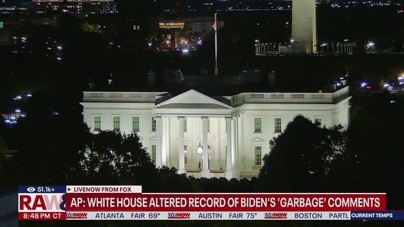 White House altered record of Biden's 'garbage' remarks, AP sources say