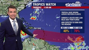 Tropical wave in Atlantic could become depression