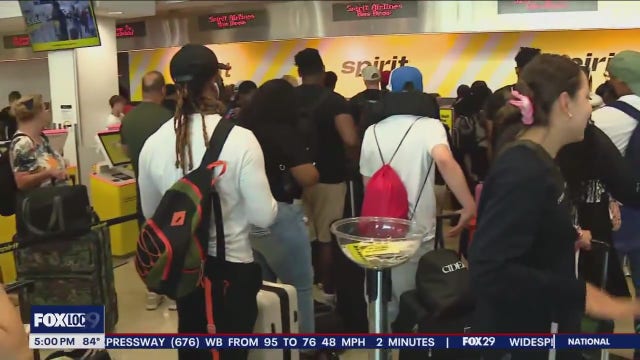 PHL experiences long lines, delayed and canceled flights in global tech outage