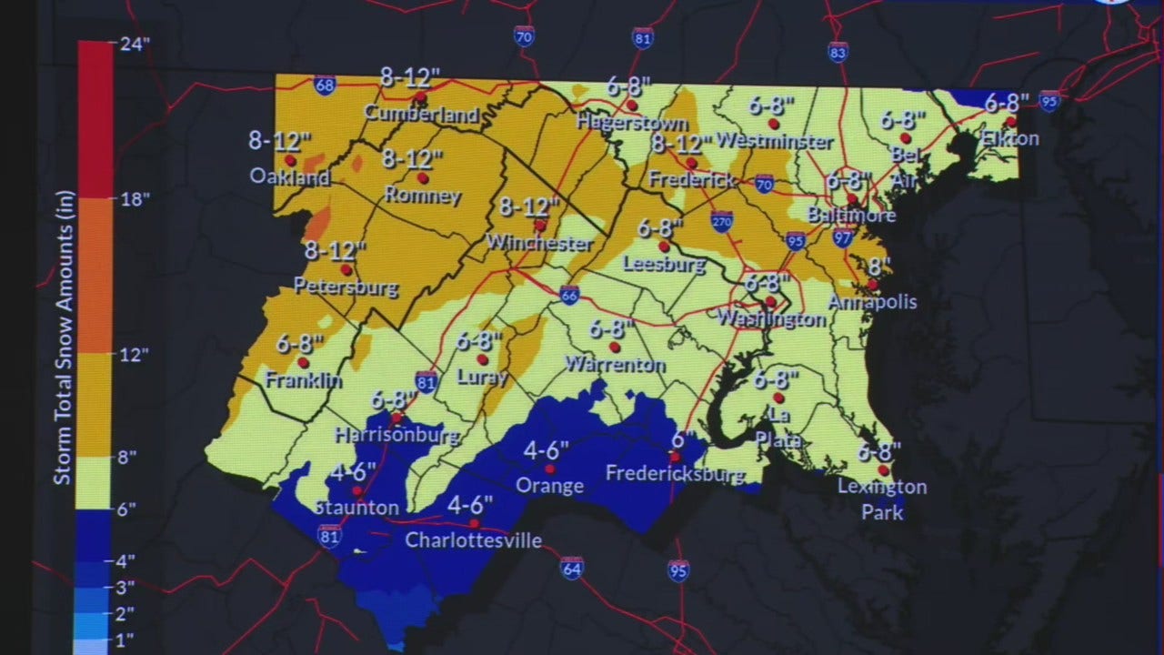 DC mayor declares snow emergency ahead of major winter storm