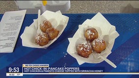 Good Day tries Hot Chick-In-Pancake Poppers