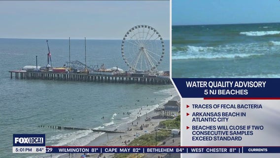 NJ beaches all clear after fecal bacteria warnings ahead of July 4th weekend