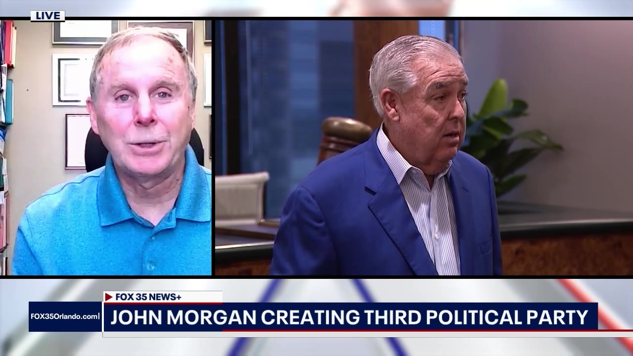 Attorney John Morgan announces new political party, criticizes two-party system